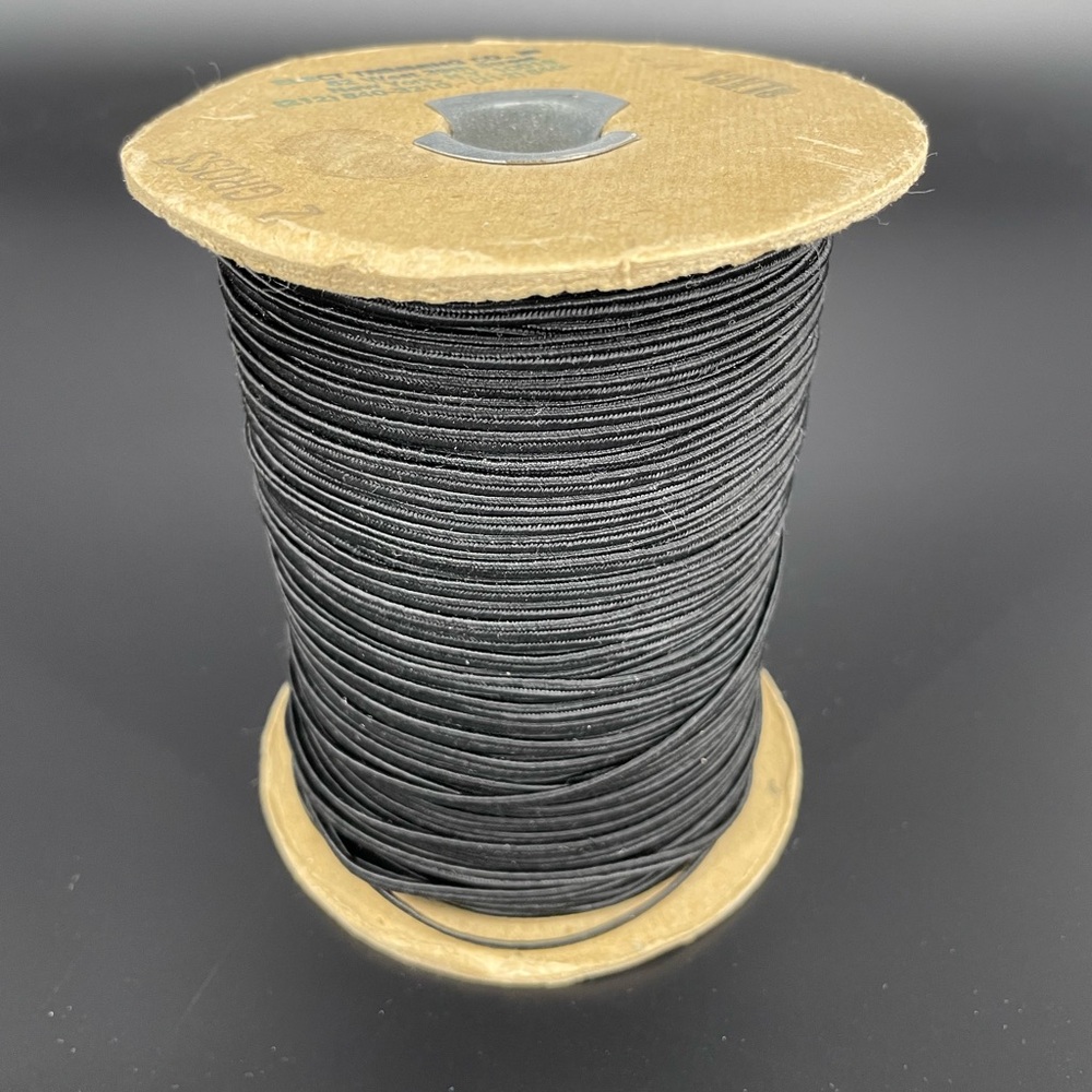Black Rat tail Cord Spool